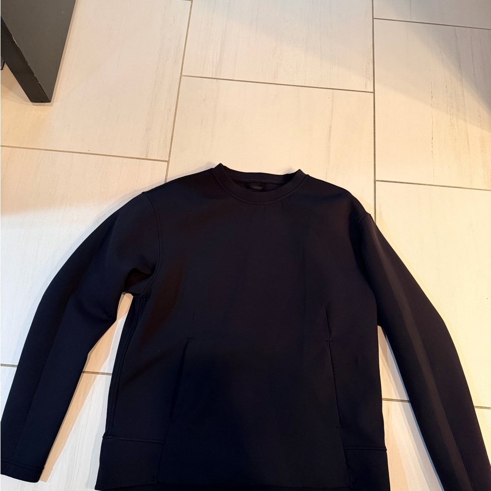Lulu lemon black crew neck sweatshirt
